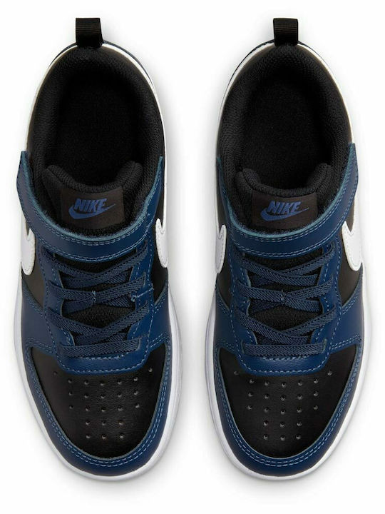 Court Borough 2 Kids Sneakers with Scratch Midnight Navy / Black / Dark Purple Dust / White