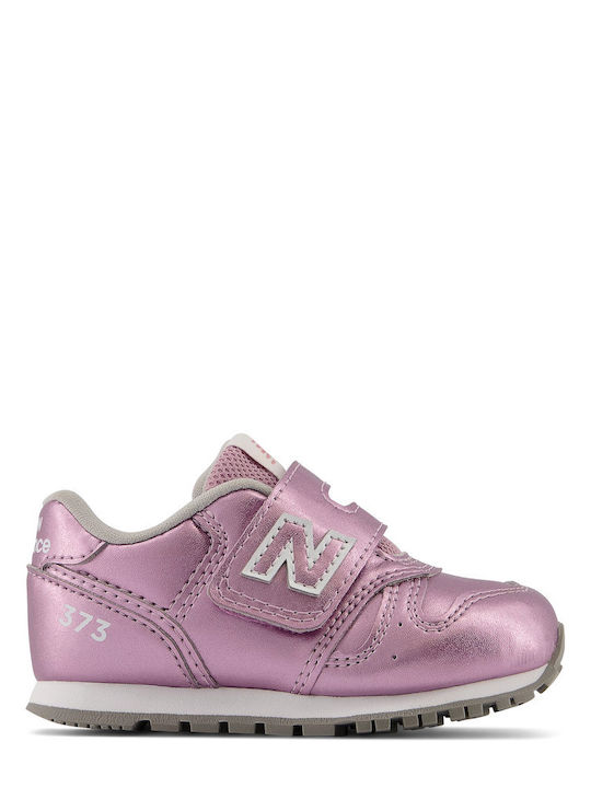 373 Kids Sneakers with Scratch Pink