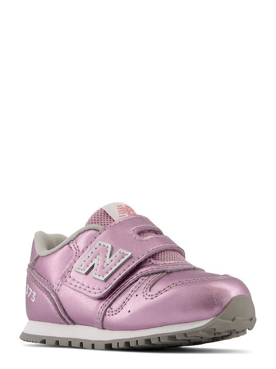 373 Kids Sneakers with Scratch Pink