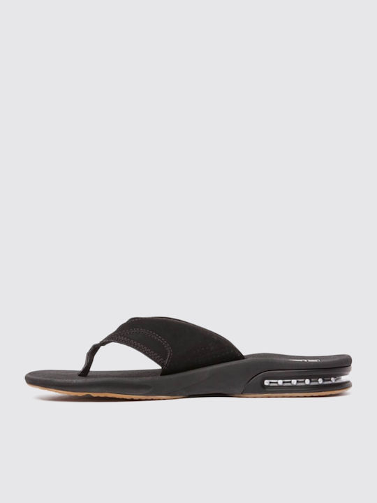 Fanning Ανδρικά Flip Flops Ανατομικά Μαύρα