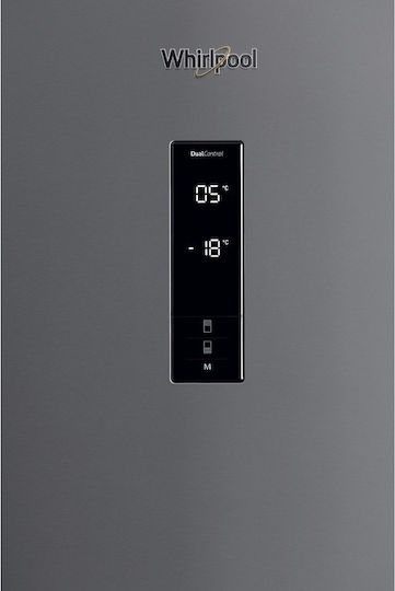 Whirlpool Kühl-Gefrierkombination 588Es Total NoFrost H186xB84xT75cm. Inox W84BE 72 X 2