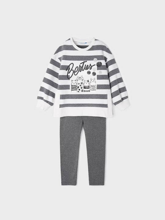 Mayoral Kids Set with Leggings Winter 2pcs Gray