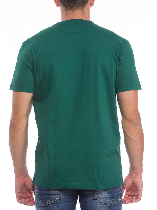 Dsquared2 Ανδρικό T-shirt Πράσινο με Στάμπα