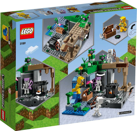 LEGO Minecraft Скелетният Замък за 8+ Години 364 Бройки