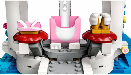 LEGO Super Mario Костюм Cat Peach и Замръзналата Кула за 7+ Години
