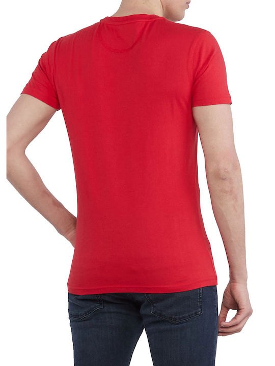 La Martina Herren T-Shirt Kurzarm Rot