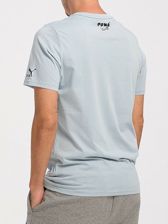 Puma Men's T-shirt Γαλάζιο