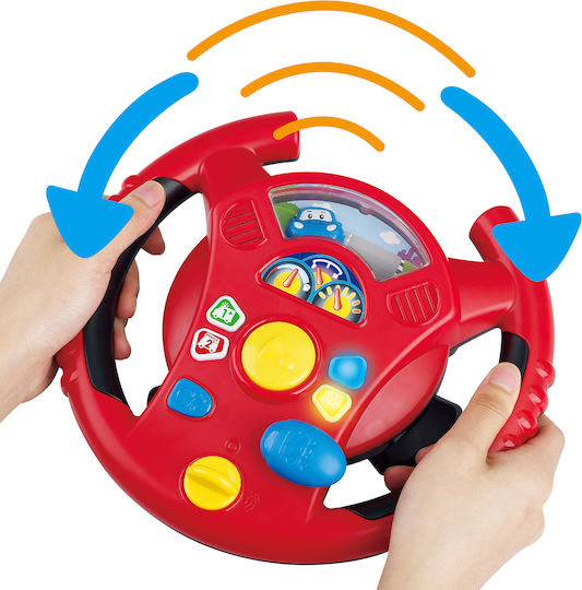 Playgo Τιμόνι Steering Wheel με Μουσική για 24+ Μηνών