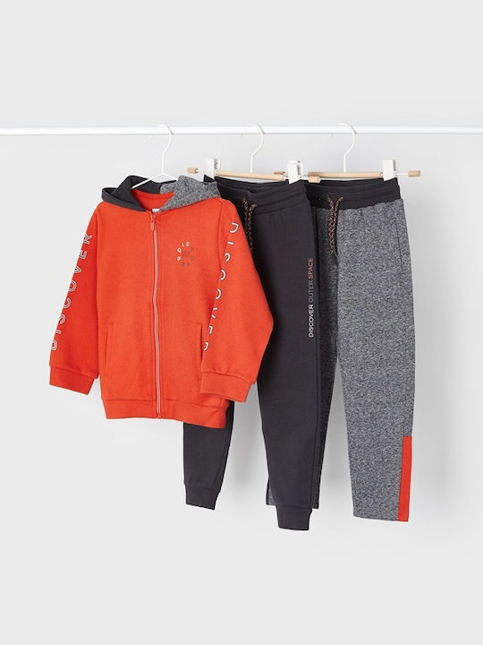 Mayoral Kinder Sweatpants Set - Jogginganzug Orange 3Stück