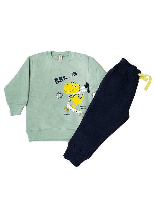 Reflex Kids Sweatpants Set Green 2pcs