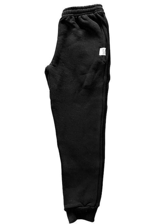 Nek Kids Wear Copilăresc Pantalon de Trening Negru 1buc