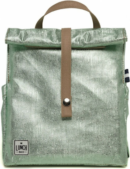 The Lunch Bags School Insulated Hand Lunch Bag 5lt Green 21 x 16 x 24cm