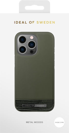 iDeal Of Sweden Atelier Задна корица Изкуствена кожа Metal Woods (iPhone 13 Pro)