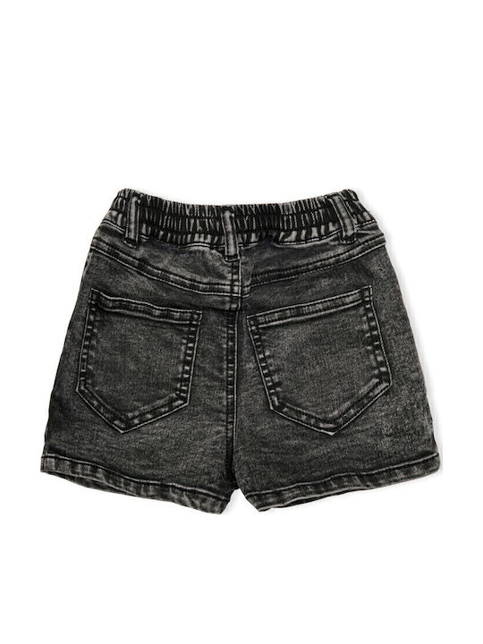 Șort/Salopetă Copii Denim Negru