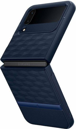 Caseology Parallax Back Cover Plastic / Silicone Midnight Blue (Galaxy Z Flip4)