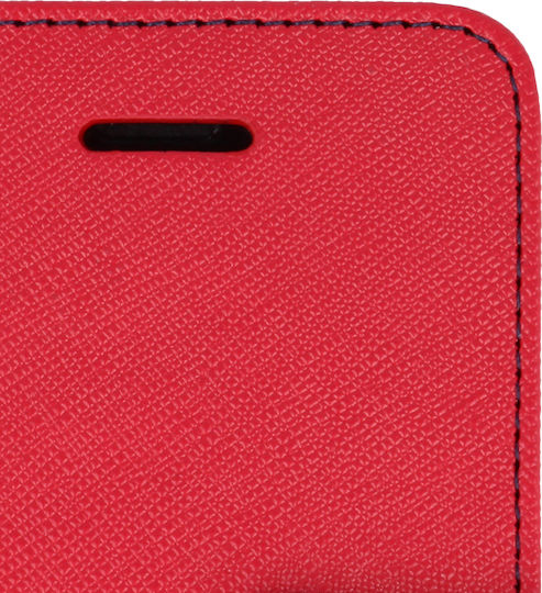 Fancy Wallet Δερματίνης Κόκκινο (Redmi 10A)