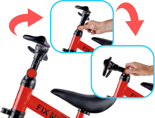 Fio Trike Fix Mini Wandelbar 3-in-1 Für Kinder Ab 3 Jahren Rot
