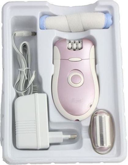 Kemei Αποτριχωτική Μηχανή Epilator για Σώμα & Μπικίνι KM-2068 Ροζ