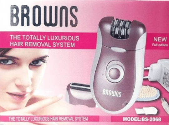 Kemei Αποτριχωτική Μηχανή Epilator για Σώμα & Μπικίνι KM-2068 Ροζ