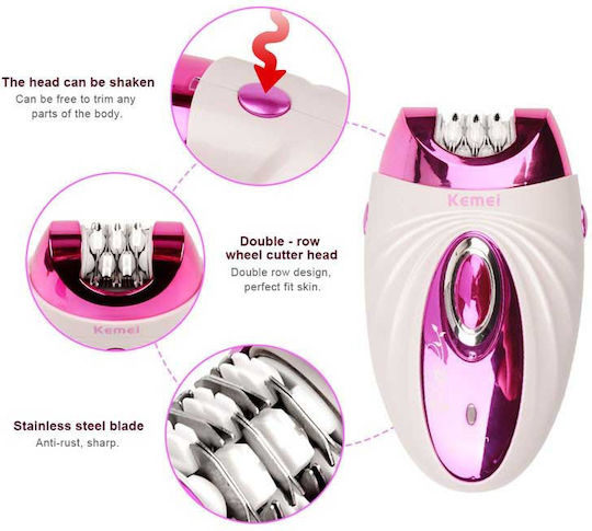 Kemei Αποτριχωτική Μηχανή Epilator για το Σώμα KM-205
