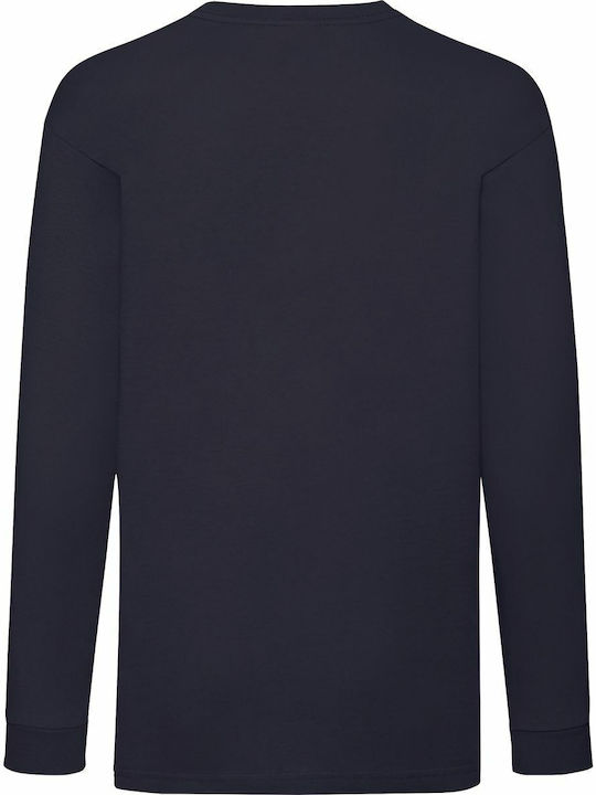 Kids' Shirt Long Sleeve Navy Blue