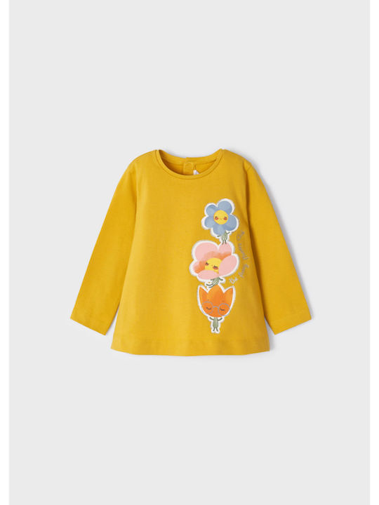 Mayoral Kids Blouse Long Sleeve Orange