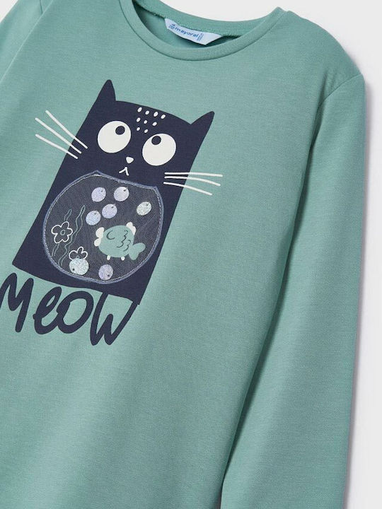 Kids' Shirt Long Sleeve Blue Ecofriends