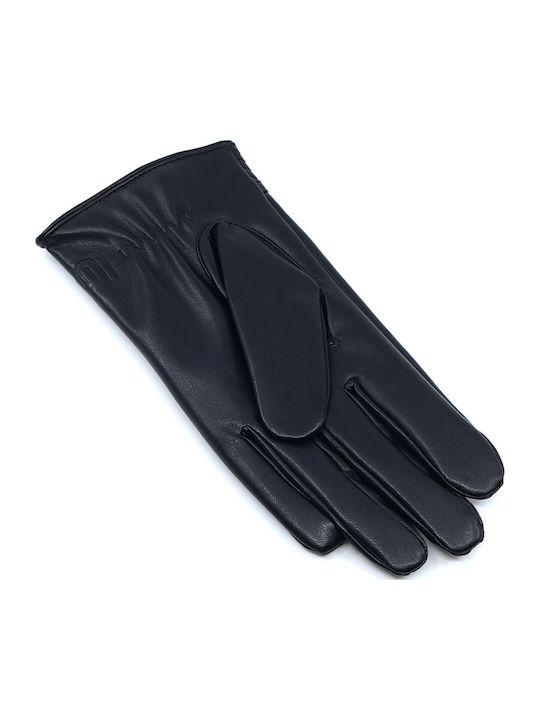 Men's Leather Touch Gloves Black