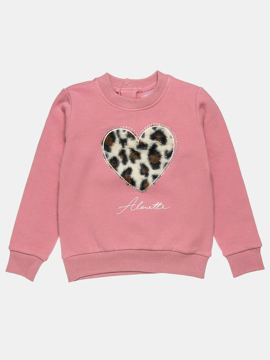 Alouette Kids Long-sleeved Winter Top Pink