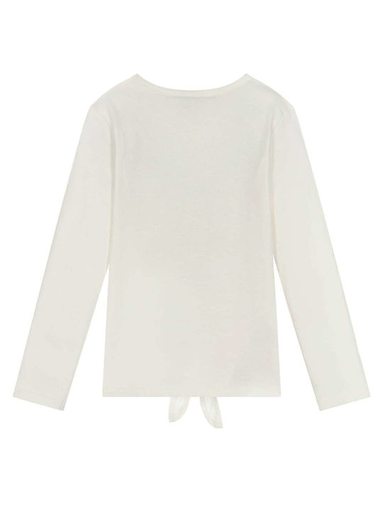 Boboli Kids Blouse Long Sleeve Ecru