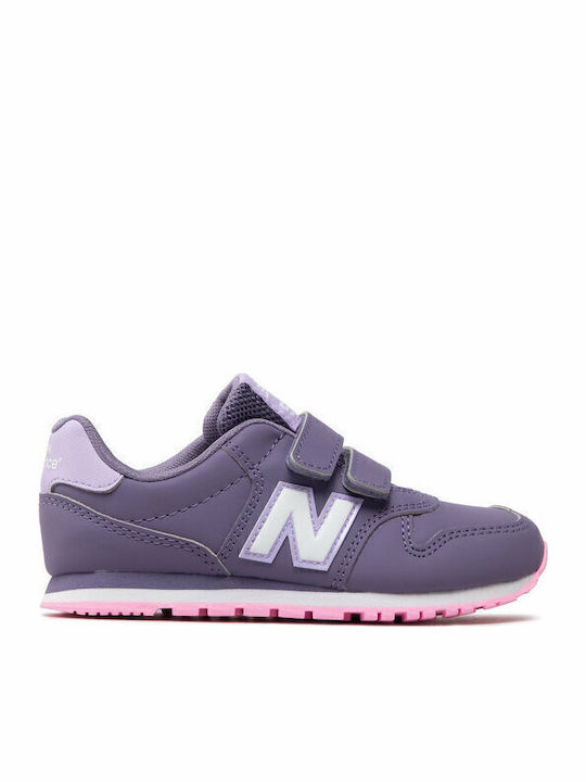 500 Classics Kids Sneakers with Scratch Purple