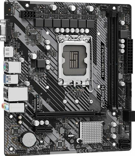 ASRock H610M-HVS/M.2 R2.0 Motherboard Micro ATX με Intel 1700 Socket 90-MXBJJ0-A0UAYZ