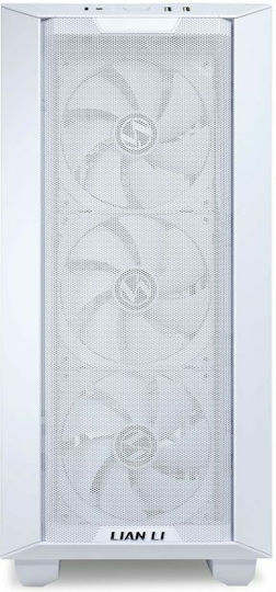 Lian Li Lancool III Gaming Midi Tower Computer Case with Side Window White