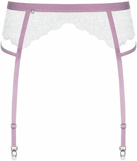 Obsessive Lilyanne Ζαρτιέρες με Δαντέλα Garter Belt White