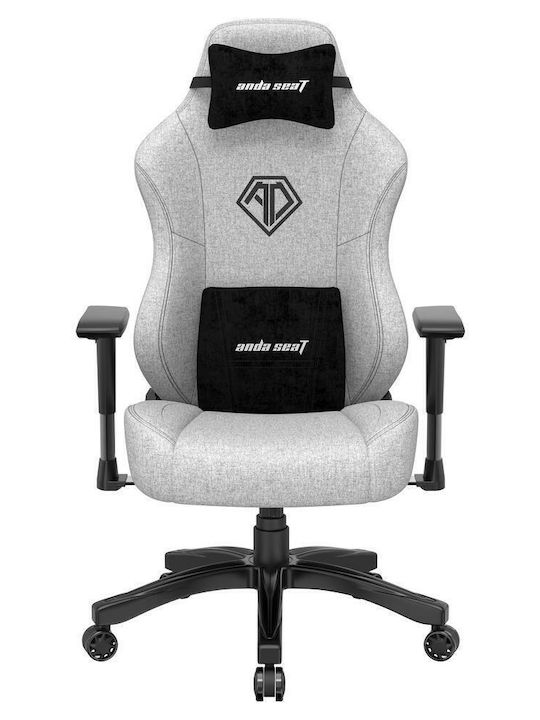 Anda Seat Phantom 3 Υφασμάτινη Καρέκλα Gaming με Ρυθμιζόμενα Μπράτσα Γκρι