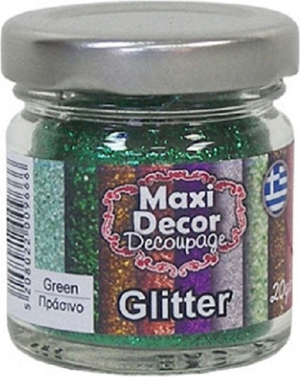 Maxi Decor Χρυσόσκονη Glitter Πράσινη 20gr