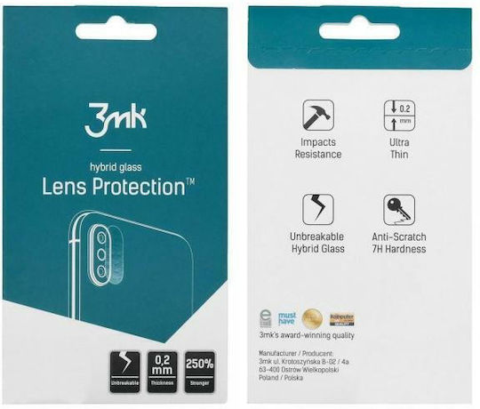 3MK Glass Protector Προστασία Κάμερας Tempered Glass Διάφανο για το OnePlus 7