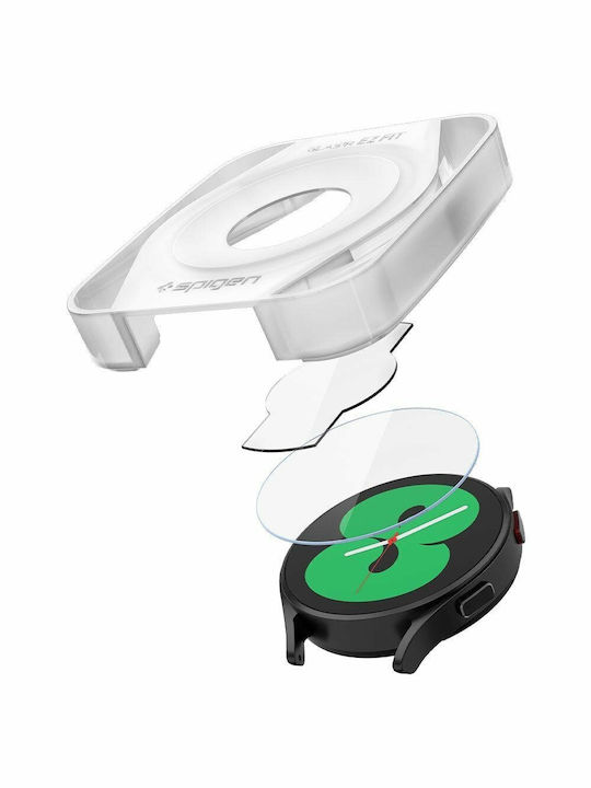 Spigen EZ Fit Tempered Glass for the Galaxy Watch 4 40mm 2pcs AGL05340