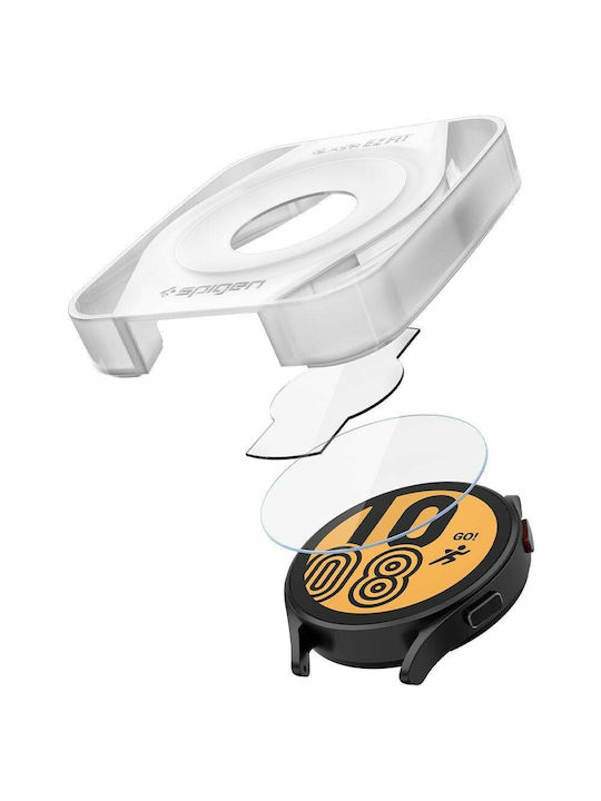 Spigen EZ Fit Tempered Glass for the Galaxy Watch 4 44mm 2pcs AGL05339