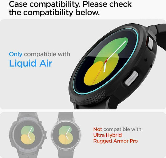 Spigen EZ Fit Закалено стъкло за Галакси Уотч 4 44мм 2бр AGL05339
