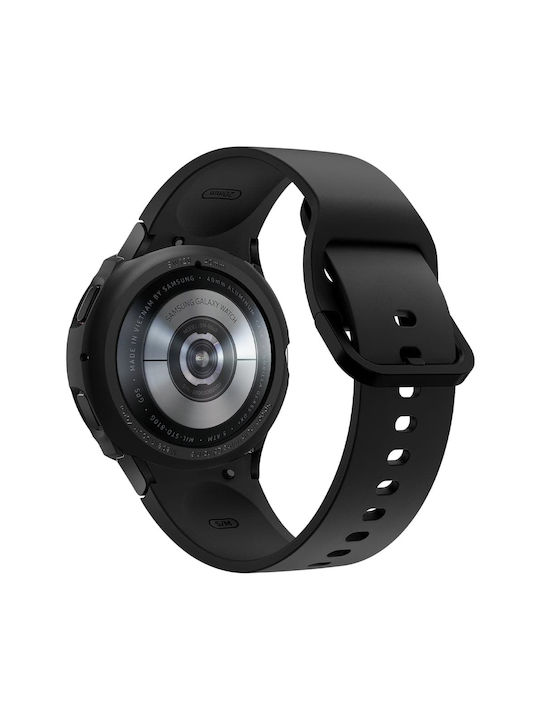 Spigen Liquid Air Silicone Case in Black color for Galaxy Watch 4 40mm