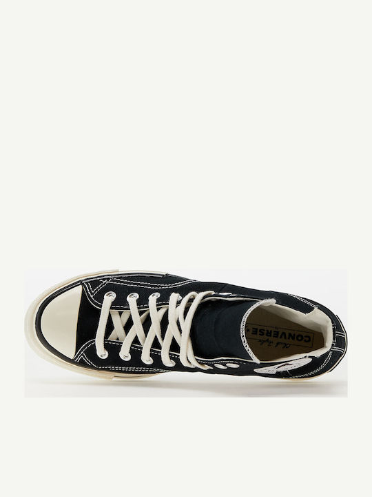 Chuck 70 Plus Seasonal Flatforms Μποτάκια Black / Egret