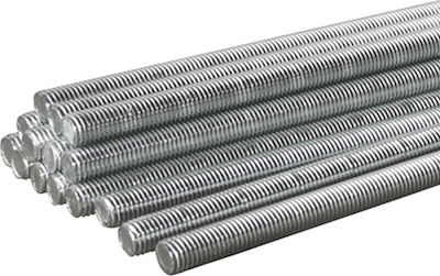 F.F. Group Threaded Rod Galvanized DIN 975 with Diameter M5 and Length 1000mm