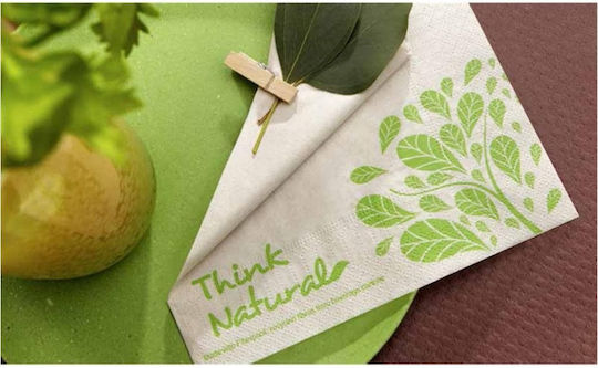Fato Natural Style Napkin 2-Ply Beige 33x33cm 50pcs 4pcs