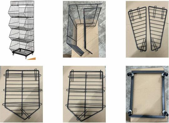 Viosarp Stand de Expunere a Produselor L48xA33xÎ140cm
