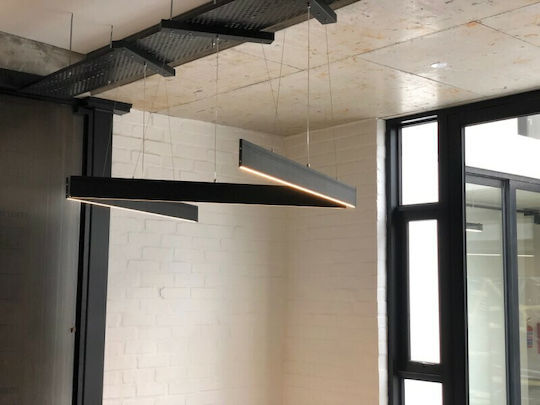 VK Lighting Commercial Linear LED Ceiling Light Warm White IP45 L119.9xD8.95cm