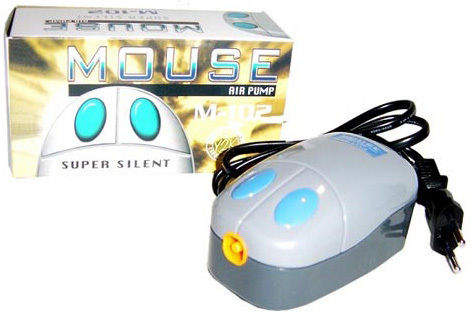 Dophin Mouse Μ-102 Aquarium Air Pump Single Outlet with Maximum Flow Speed 180lt/h