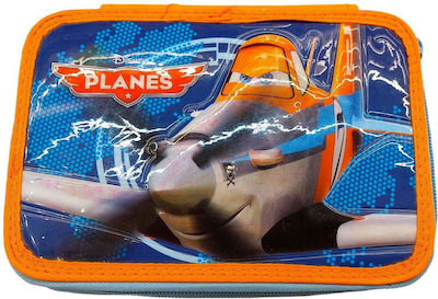 Gim Planes Pencil Case Full with 2 Compartments Blue