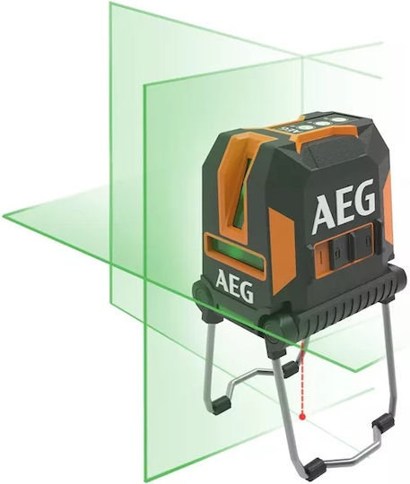 AEG Tools Αυτορυθμιζόμενο Γραμμικό Αλφάδι Laser Πράσινης Δέσμης με Εύρος Εργασίας 30m