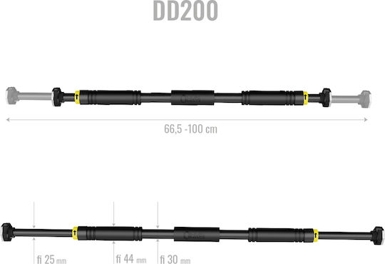 HMS DD200 Μονόζυγο Πόρτας 68-100cm για Χρήστη έως 250kg